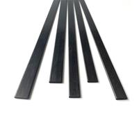 Feuille de bande Fiber carbone, épaisseur 0.5mm .6mm .8mm 1mm 1. 2mm 3.0mm for quadrirotor Multicopter longueur 250mm 4 pièces(4pcs 2x19x250mm)