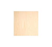 Feuille de bois de tilleul, pièces de bois brut, feuilles de tilleul de 1,5 mm, planches de contreplaqué pour travaux manuels (200 x 200 mm x 1,5 mm)