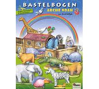 ATELIER COLOR Arche de Noé avec animaux, bateau bricolage enfants à partir de 5 ans DIY set 3D papier créatif jouet livre à découper