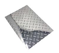 Feuille de bricolage autocollante DIN A4 métallisée brillante - Film de traceur pour bricolage (plaque diamantée argent, 1 feuille DIN A4)