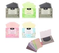 Feuille de buvard d'huile,500 pièces de papier buvard pour peau grasse,papier de buvard durable feuilles absorbantes d'huile portables pour l'élimination de l'absorption de l'huile du visage