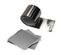 Feuille de calage en acier inoxydable de 0,08 mm, 0,1 mm, 0,2 mm, 0,3 mm, 0,4 mm et 0,5 mm d'épaisseur.(0.1X100X100mm 1pc)