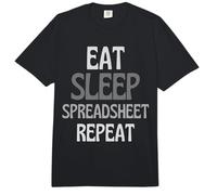 Feuille de calcul Amusante Mangez Le Sommeil Répéter la Feuille de calcul Comfort Colors Adult Heavyweight T-Shirt