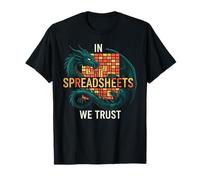 Feuille de calcul Analyste de données Dragon Logic Analytics T-Shirt