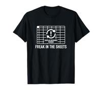 Feuille de calcul de référence Circulaire Avertissement Freak in The Sheets T-Shirt