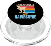 Feuille de calcul Funny are Awesome Dinosaures PopSockets PopGrip pour MagSafe