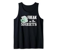 Feuille de calcul Humoristique pour Comptable Freak in The Excel Sheets Débardeur