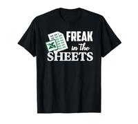 Feuille de calcul Humoristique pour Comptable Freak in The Excel Sheets T-Shirt