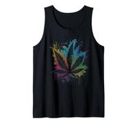 Feuille de canna quarelle Débardeur