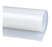 Feuille de caoutchouc de silicone 500 x 500 mm, épaisseur 0,5-20 mm, tapis de plaque translucide transparent, résistance aux hautes températures, tampon de joint plat 100% caoutchouc(500 * 500 * 5mm)