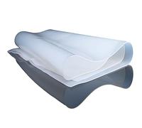 Feuille de caoutchouc de silicone, joint résistant à la chaleur, longueur 1 m, largeur 1 m, for matériaux de bricolage, protection, étanchéité, supports, 0,8 mm(2.5mm)