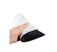 Feuille de caoutchouc de silicone noir - Tapis auto-adhésif haute température - Coussin isolant antidérapant - 1 pièce(300x300x1.5mm)