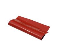 Feuille de caoutchouc de silicone résistant aux hautes températures - 500 mm x 500 mm Membrane flexible et protection U-V(Red,500x500x3mm)