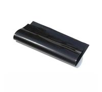 Feuille de caoutchouc de silicone résistant aux hautes températures - Joint isolant transparent/noir/rouge 500 x 500 mm for usage industriel(Black,2mm)