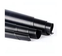 Feuille de caoutchouc, Feuille de caoutchouc polyuréthane NBR noire 500x500mm 1mm-3mm, huile acide, résistante aux alcalis(1mm)
