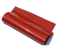 Feuille de caoutchouc, Feuille de silicone mate carrée en caoutchouc, épaisseur 500 x mm, 0,5 à 10, for presse vide, four, résistant la chaleur, 1 pièce(Red,Thickness4mm)