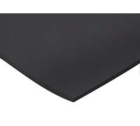 Feuille de caoutchouc noir, 1m x 6mm x 600mm
