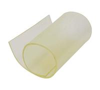 Feuille de caoutchouc polyuréthane sorbothane de haute qualité, résistance chimique, jaune, durable, solide, élastique, pour le traitement des métaux, l'industrie de l'emboutisge. (4 * 200 * 500 mm)