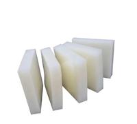 Feuille De Caoutchouc Silicone Translucide, Résistance Aux Hautes Températures, Tampons Carrés Antidérapants D'absorption Des Chocs(300x300mm,3.0 mm)