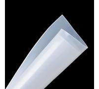 Feuille de caoutchouc silicone transparent - Plaque de bricolage transparente et flexible 500 x 500 mm / 500 x 1000 mm for une résistance aux hautes températures(500x500x0.2mm)