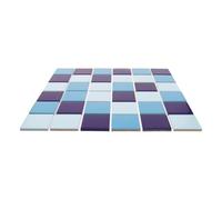 Feuille de Carreaux en Céramique Bleue sans Joint pour Piscine