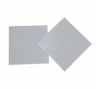 Feuille de céramique de nitrure d'aluminium, Joint isolant en céramique de plat substrat d'AlN conductivité thermique élevée 0.1-2mm 50-120mm(0.635mmx114mmx114mm)