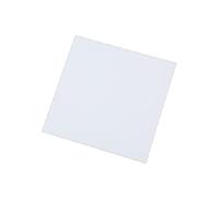 Feuille de céramique Plaque carrée en céramique d'alumine, plaques de nitrure bore BN haute température, joint électrique alumine, 1 pièce(50X50X2mm)