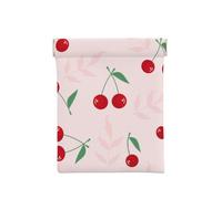 Feuille De Cerisier Rouge Rose, Sac de Rangement pour Femmes, Portefeuille supérieur à Presser, Petit Porte-Monnaie, Pochette de Changement