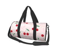 Feuille De Cerisier Rouge Rose, Sac de Voyage de Grande capacité, Sac à Main Rond, Sac de Voyage de Sport, fourre-Tout, Sac de Fitness