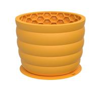 Feuille De Chien Pour Bol À Manger Lent Pour Les Aliments En Silicone, Silicone De 620 Ml Perdants Pour Chiens | Jouets Pour Chiens Avec Aspiration Lave-vaisselle : Résistant Aux Petits Chiens À Gr