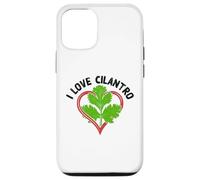 Feuille de coriandre à l'intérieur du cœur - I Love Cilantro Herb Lover Coque pour iPhone 12/12 Pro