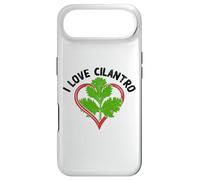 Feuille de coriandre à l'intérieur du cœur - I Love Cilantro Herb Lover Coque pour iPhone Air
