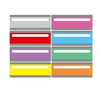 Feuille de couverture de lecture Surligneur coloré Feuille de plastique colorée Marqueur de livre Superposition de signets Bande de lecture guidée Marque-pages colorés Bandes de surbrillance