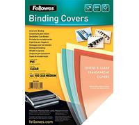 Feuille de couverture Fellowes DIN A4 PVC transparent 0,24 mm 100 feuilles