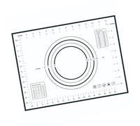 Feuille de cuisson en silicone antidérapante avec résistance à la chaleur de 230 °C, facile à rouler, rangement peu encombrant, tapis de pâtisserie de cuisine, tapis de pâtisserie passe au four