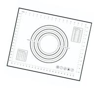 Feuille de cuisson en silicone antidérapante avec résistance à la chaleur de 230 °C, facile à rouler, rangement peu encombrant, tapis de pâtisserie de cuisine, tapis de pâtisserie passe au four