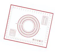Feuille de cuisson en silicone antidérapante avec résistance à la chaleur de 230 °C, facile à rouler, rangement peu encombrant, tapis de pâtisserie en silicone portable