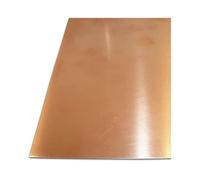 Feuille de Cuivre, 300 x 200 x 0,2 mm, pour émaillage, décoration, création - Unique