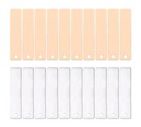 Feuille de Cuivre Zinc,20 Pièces Métal DIY Éducatif - Plaques d'anode pour expériences sur batteries,pour expériences de physique chimie, projets éducatifs, placage, recherche en