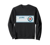 Feuille de curling jargon de sports de glace d'hiver Sweatshirt