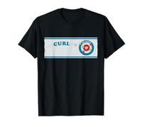 Feuille de curling jargon de sports de glace d'hiver T-Shirt