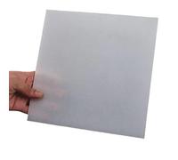 Feuille de diffuseur double face en polystyrène expansé mat dépoli opale de 2 mm d'épaisseur for éclairage LED - 1 pièce(350x400x2mm)