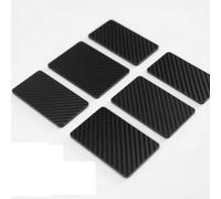 Feuille De Fiber De Carbone 3K 100x200mm, 1 Pièce, Carte De Panneau De Carbone Pur, Matériau De Modèle En Fiber 0.5mm À 5mm D'épaisseur(100mmx200mmx2mm)