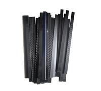 Feuille de Fiber de carbone 3K de haute dureté, 15x300mm, 1 pièce, panneau de carbone 100% pur for la fabrication de modèles et les projets de bricolage(4.0mm Twill Matte)