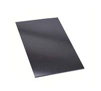 Feuille de Fiber de carbone tissée sergé 3K 350x150mm, épaisseur 0.5-10mm, panneau rigide finition mate for drones et robotique, 1 pièces(Thickness5mm)