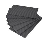 Feuille De Fibre De Carbone Feuille De Fiber Carbone 125x75mm, Plaque Panneau Sergé Mat For Drone RC Quadrirotor, Décoration pour Avion(125x75x2mm)