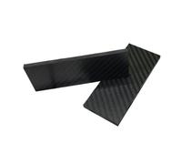 Feuille de fibre de carbone pure haute dureté 3K, 100 x 250 mm - Matériau léger en fibre de carbone sergé mat for maquettes, 1 pièce(4mm)