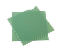 Feuille de fibre de verre G10 FR4 Plaque époxy vert clair 3240 Panneau de résine époxy FR-4 Imprimante 3D en fibre de verre 0,5 mm 1 1,5 2 3 4 5 mm d'épaisseur-300x300MM,1MM