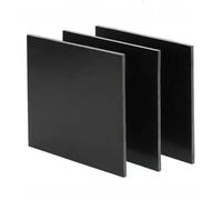 Feuille de fibre de verre, panneau de résine époxy, 1 pièce de 0,2 à 4 mm d'épaisseur, plaque de gabarit en fibre de verre noire G10, plaque de fibre de verre époxy FR4 3D for antistatique(2mm 300MM x