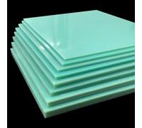 Feuille de fibre de verre, panneau en résine époxy FR4 Fiberglass Sheet 200x200mm 10-30mm Thick Epoxy Resin Board for Electrical Insulation DIY PCB Prototyping(200 * 200 * 25mm)
